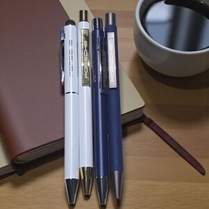 Porsche UMA STRAIGHT Series Pen Set – 4 Premium Promo Ballpoint Pens – New Blue